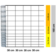 Siatka leśna 160 cm ogrodzenie placu budowy - rolka 50 mb