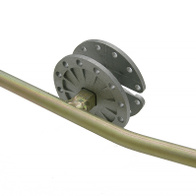 Kierownica do napinacza kołowego do naciągania przewodów w pastuchu elektrycznym