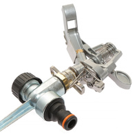 Zraszacz pulsacyjny ogrodowy wbijany z regulacją obszaru zraszania