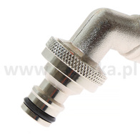 Kran kulowy 1/2 i 3/4 cala  + przyłącze na szybkozłączkę