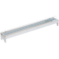 Karmidło Korytko 100 cm dla drobiu ocynk metalowe