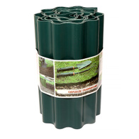 Obrzeże trawnikowe ogrodowe zielone wysokie 25 cm x 9 m