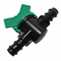 Łącznik węża fi 16 mm z zaworem na wtyk