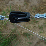 Izolator owalny do pastucha na słupki narożne i początkowe