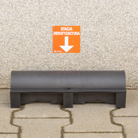 Naklejka ścienna informacyjna karmnik deratyzacyjny