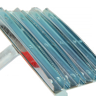 Zgrzebło metalowe 8-rzędowe dla koni i bydła