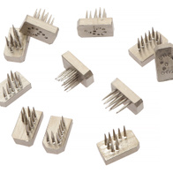 Znaki cyfry i litery do tatuownicy zaciskowej usznej 7 mm - 1 sztuka