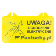 Tabliczka ostrzegawcza do oznakowania ogrodzenia elektrycznego