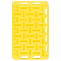 Płyta do przepędzania świń panel sortujący 121,5 x 78 cm żółty