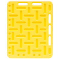 Panel przepędowy separacyjny dla świń średni 97,5 x 78 cm żółta