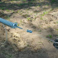 Sprężyna naciągowa do przewodów w ogrodzeniu elektrycznym - duża