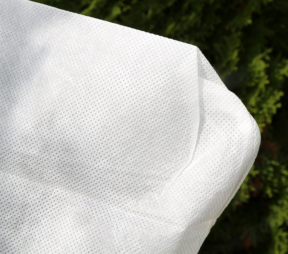 Agrowłóknina biała ochronna zimowa kaptur worek 155 x 155 cm