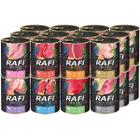 Mokra karma dla psa RAFI mix wszystkie smaki 24 x 800 g