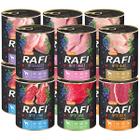 Mokra karma dla psa RAFI mix 6 smaków 12 x 800 g