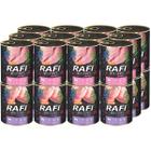 Mokra karma dla psa RAFI mix królik indyk 24 x 800 g