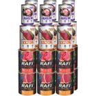 RAFI + TUF TUF karma mokra mix 4 smaki 24 x 800 g