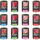 Mokra karma dla psa RAFI mix 4 smaków 12 x 400 g