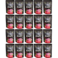 Mokra karma dla kota Rafi z cielęciną 20 x 100 g