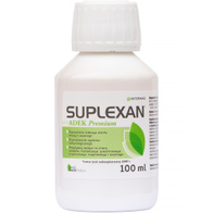 Suplexan ADEK Premium witaminy dla młodych kur przeciw krzywiźnie 100 ml