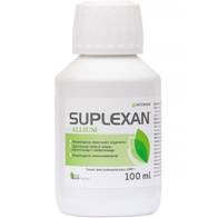 Suplexan ALLIUM naturalny wyciąg czosnku dla kur, trzody na odporność i przeziębienie 100 ml