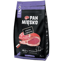 Sucha karma dla psa Pan Mięsko cielęcina z jagnięciną M 3 kg Senior