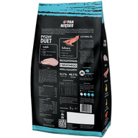 Sucha karma dla psa Pan Mięsko indyk z kalmarami M 3 kg Szczeniak