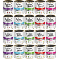 Mokra karma dla psa Dolina Noteci Premium mix 5 smaków 20 x 800 g