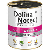 Mokra karma dla psa Dolina Noteci Premium indyk 800 g puszka 1 szt