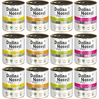 Mokra karma dla psa Dolina Noteci Premium mix 4 smaków drób 12 x 800 g