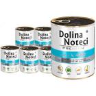 Mokra karma dla psa Dolina Noteci Premium jagnięcina zestaw w puszkach 6 x 800 g