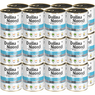 Mokra karma dla psa Dolina Noteci Premium jagnięcina zestaw w puszkach 24 x 800 g