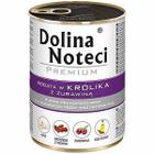 Mokra karma dla psa Dolina Noteci z królikiem 400 g puszka 1 szt