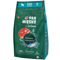 Sucha karma dla psa Pan Mięsko z Ziołami wołowina z tuńczykiem S 3 kg dorosłe psy