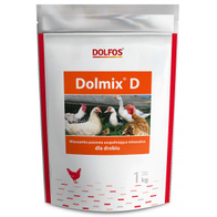 Witaminy dla drobiu przydomowego Dolmix D Dolfos 1 kg