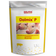Witaminy dla prosiąt z probiotykiem Dolmix P 3% Dolfos 1,5kg