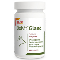 Dolvit Gland na gruczoły okołoodbytowe dla psów Dolfos 60 tabl.