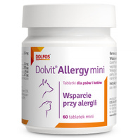 Dolvit Allergy preparat na alergię dla psów Dolfos 60 tabl. Mini