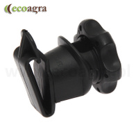 Izolator z nakrętką do taśm do słupków z włókna szklanego 50 szt.