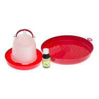 Poidło dla piskląt karmidło witaminy ZESTAW ODCHÓW