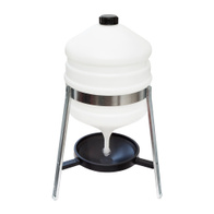 Uniwersalne poidło 30l dla kur niosek, bażantów, gęsi na stojaku