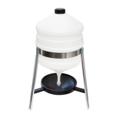 Uniwersalne poidło 30l dla kur niosek, bażantów, gęsi na stojaku