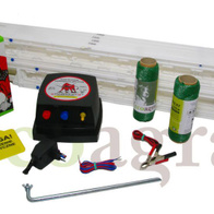 Zestaw pastucha elektrycznego z plecionką i palikami uniwersalny- na 200 m