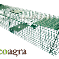 Żywołapka pułapka na lisy, kuny, wydry długa + rękawice ochronne Gratis