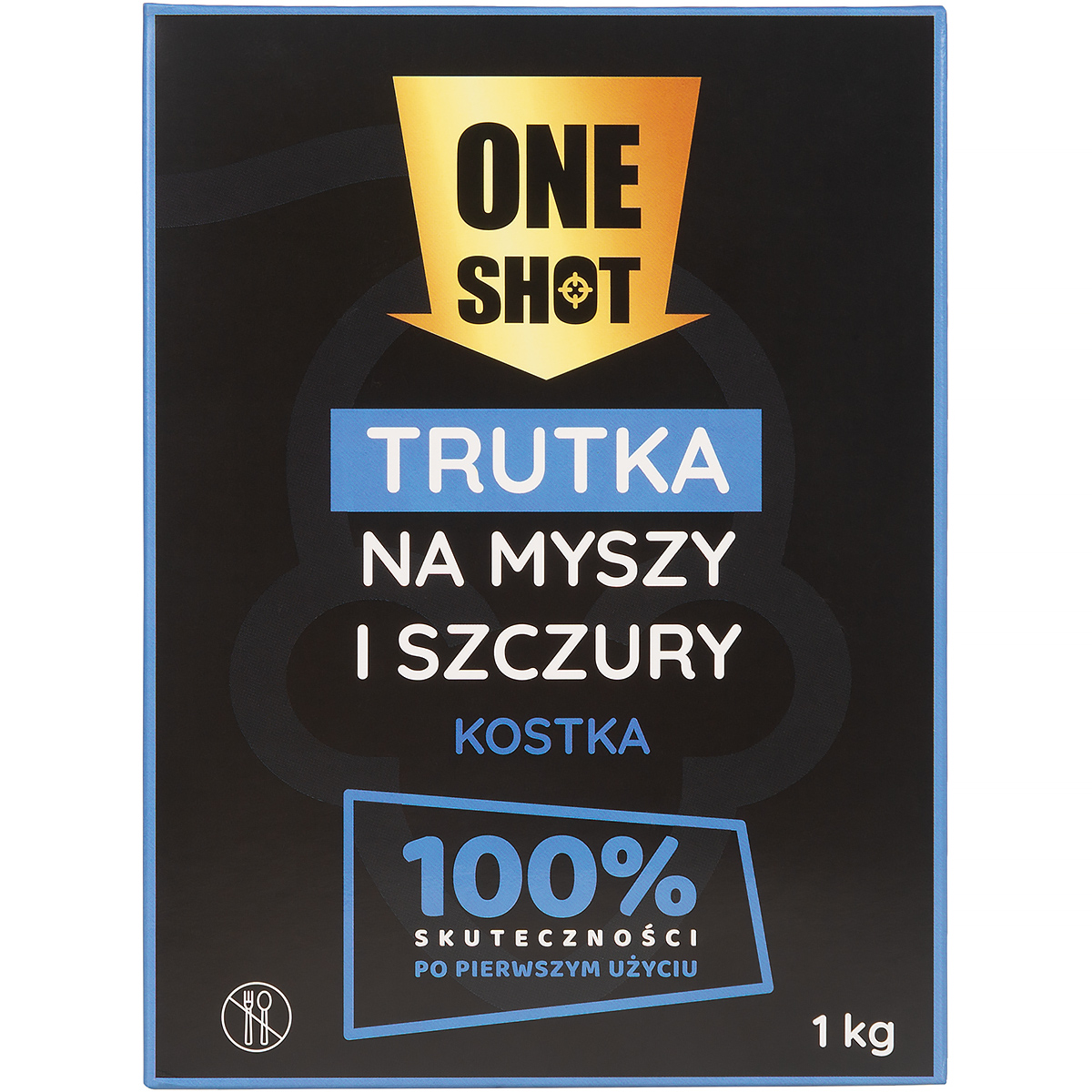 ONE SHOT 1 kg trucizna w kostce na myszy i szczury 