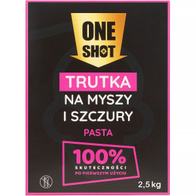 ONE SHOT 2,5 kg trująca pasta do zwalczania gryzoni