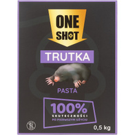Trutka zwalczająca krety, nornice, gryzonie w paście ONE SHOT 0,5 kg
