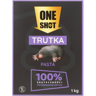 Trutka w paście na krety, nornice, gryzonie ONE SHOT 1 kg