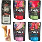 Mokra karma dla psa RAFI MIX smaków w saszetkach zestaw 60 x 300 g