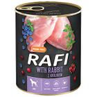 Mokra karma dla psa RAFI z królikiem 800 g puszka 1 szt