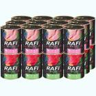 Mokra karma dla psa RAFI mix dziczyzna indyk 24 x 800 g